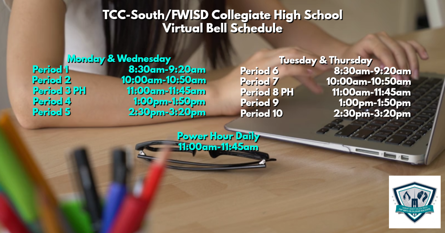 Virtual Bell Schedule (Monday-Thursday) 2020